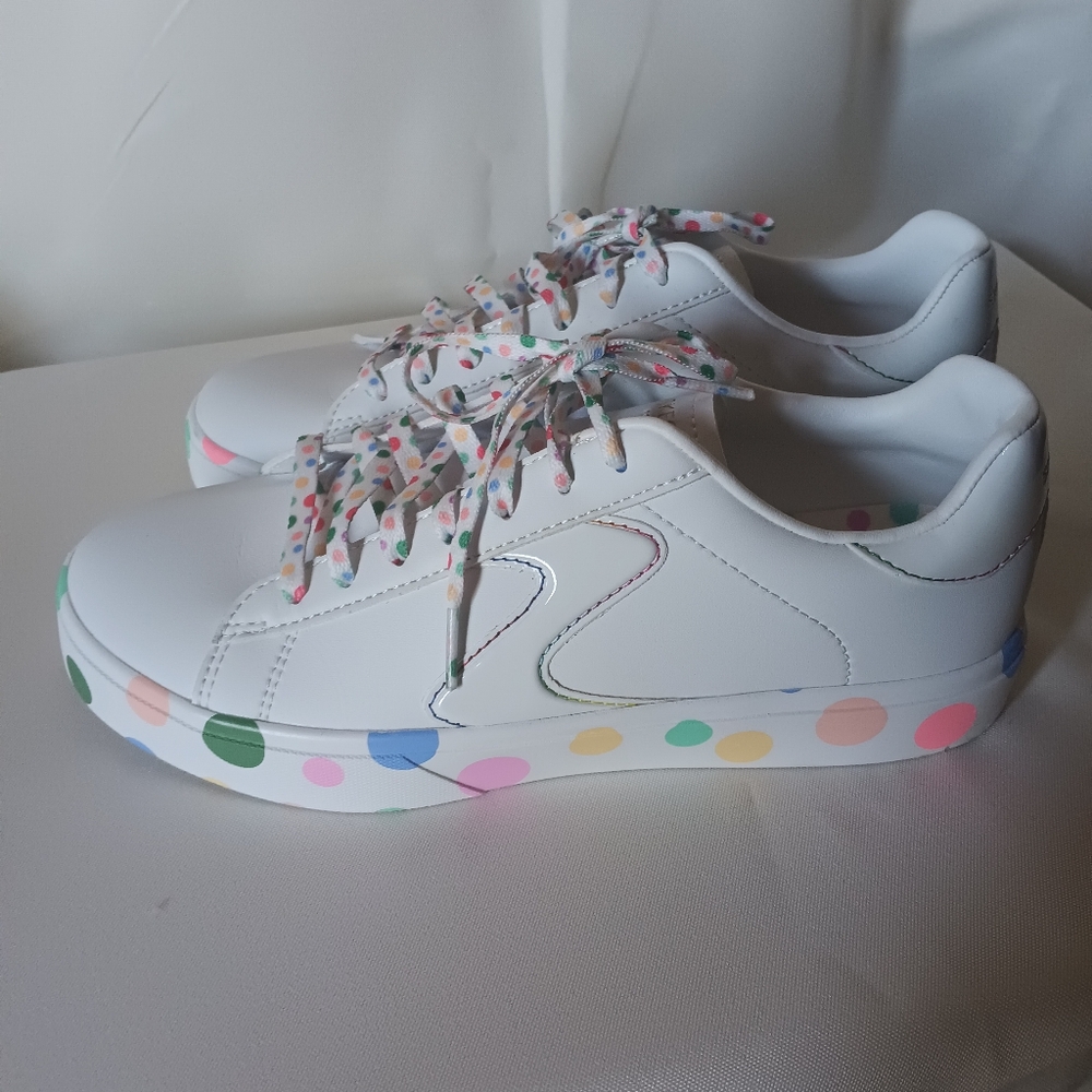 Sketchers Colorful Polka Dot Sneakers